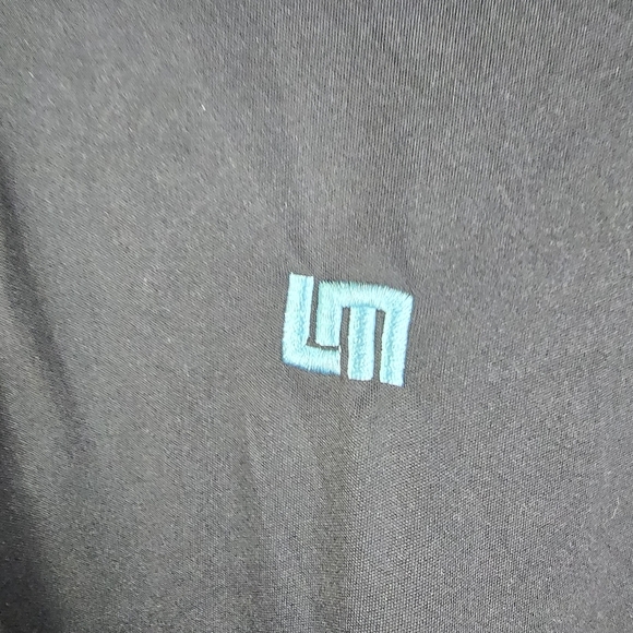 Loudmouth Men's Fancy Black Polo With Colorful Under Collar Size XL Casual - Picture 6 of 9